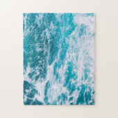 青い海波 ジグソーパズル (縦)