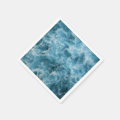 青い海波 スタンダードカクテルナプキン (角)