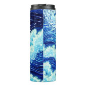 青い海波 タンブラー (裏面)