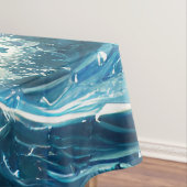青い海波 テーブルクロス (インサイチュ)