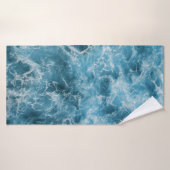 青い海波 バスタオル (バスタオル)