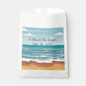 青い海波 フェイバーバッグ (正面)