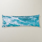 青い海波 ボディピロー (裏面)