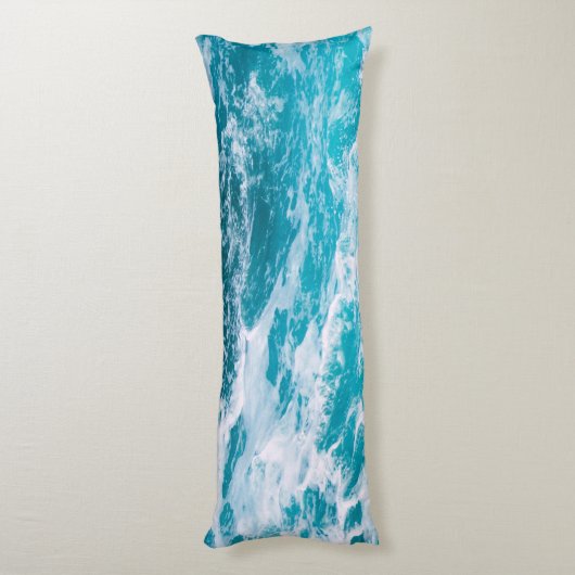 青い海波 ボディピロー (裏面 (縦))