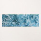 青い海波 ヨガマット (裏面(横))