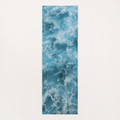 青い海波 ヨガマット (裏面)