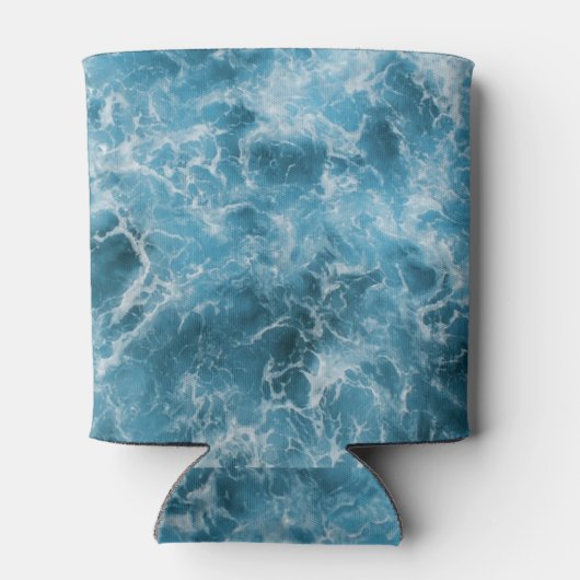 青い海波 缶クーラー (裏面)