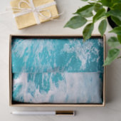 青い海波 薄葉紙 (ギフト)