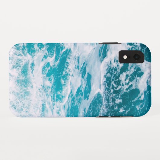 青い海波 Case-Mate iPhoneケース (裏面(横))