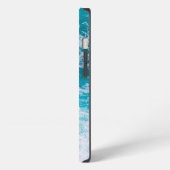青い海波 iPhoneケース (左側面)