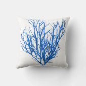 青い海藻no.10ビーチの装飾 クッション (裏面)