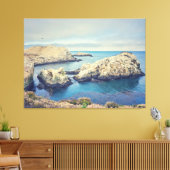 青い海 キャンバスプリント (インサイチュ (リビング))