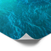 青い海 ポスター (角)