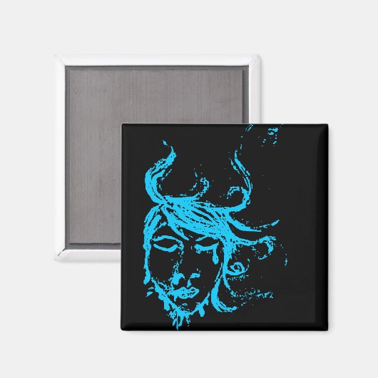 青い海 マグネット (正面/裏面)