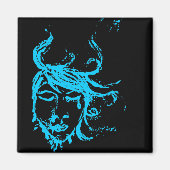 青い海 マグネット (正面)