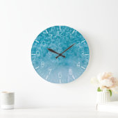青い海-壁掛け時計 ラージ壁時計 (ホーム)