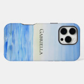 青い海 iPhoneケース (裏面横)