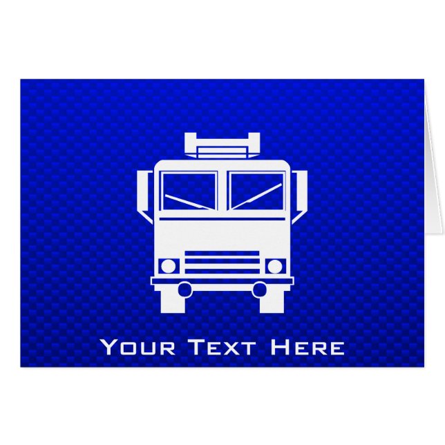 青い消防車 (正面横)