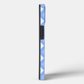 青い淡い色のダイヤモンドパターンCase-Mate iPhoneケース Case-Mate iPhoneケース (裏面 / 右)