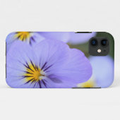 青い淡い色のパンジー Case-Mate iPhoneケース (裏面(横))