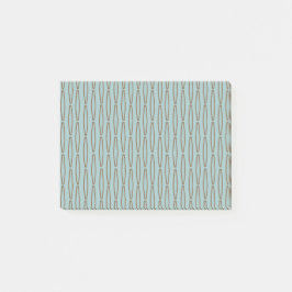 青い淡い色の幾何反復 ポストイット