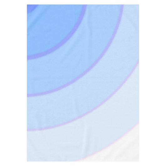 青い渦のテーブルクロス テーブルクロス (正面)