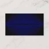 青い渦プロファイルカード 名刺 (裏面)