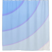 青い渦巻きシャワーカーテン シャワーカーテン (正面)