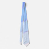 青い渦巻きネックタイ ネクタイ (裏面)