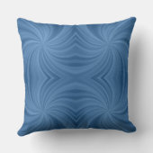 青い渦巻き枕 クッション (裏面)
