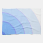 青い渦巻き茶タオル キッチンタオル (横)