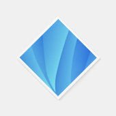 青い渦巻き スタンダードカクテルナプキン (角)