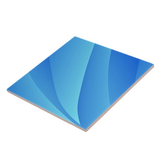 青い渦巻き タイル (側面)