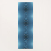 青い渦巻き ヨガマット (裏面)