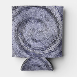 青い渦巻き 缶クーラー