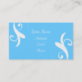 青い渦巻の名刺 名刺 (裏面)