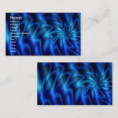 青い渦巻 名刺 (正面/裏面)