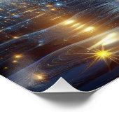 青い湖の純粋な水に踊り ポスター (コーナー)