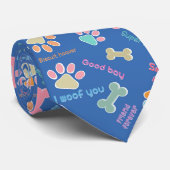 青い滑らかな痛み ネクタイ (ロール)