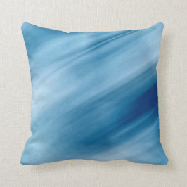 青い滝のパステル調の芸術の装飾用クッション クッション