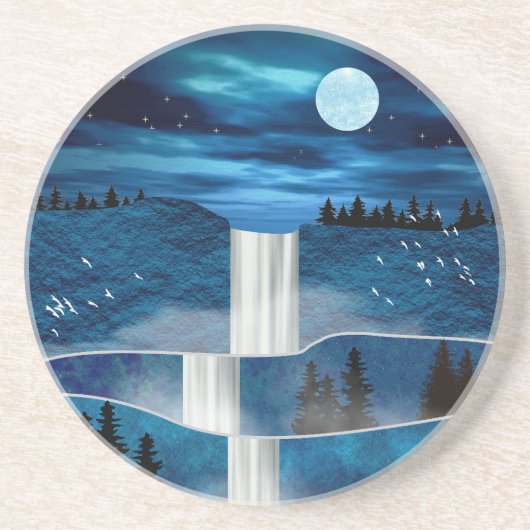 青い滝 コースター (正面)