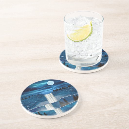 青い滝 コースター (側面)