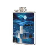 青い滝 フラスク (左)