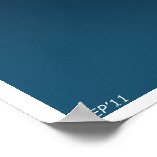 青い滴 ポスター (角)