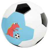 青い漫画おもしろいの恐竜サッカー サッカーボール (3/4)