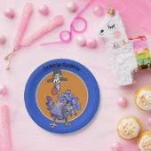 青い漫画の七面鳥ガブル ペーパープレート (パーティー)