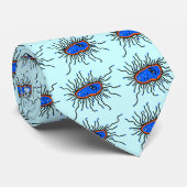 青い漫画の細菌 ネクタイ (ロール)