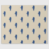 青い潜水艦 ラッピングペーパー (フラット)