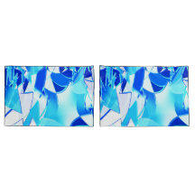 青い澄ん画像の切り抜きは不規則にねじれている