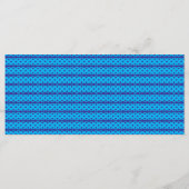 青い澄ん空が穏やかな深い青の上に広がる メニュー (裏面)